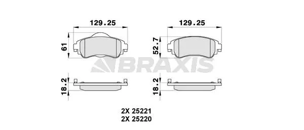 DİSK BALATA BRAXIS AB0321