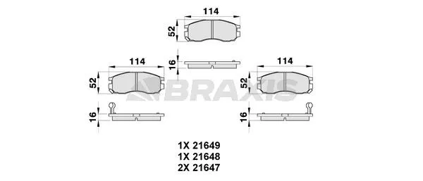 DİSK BALATA BRAXIS AB0324