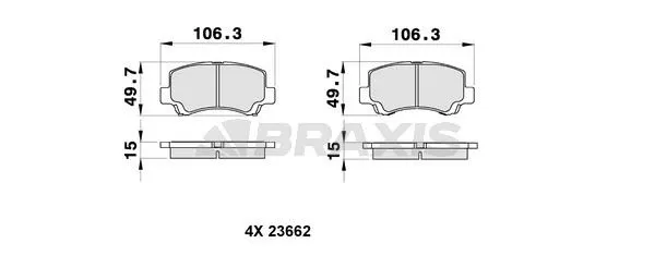 DİSK BALATA BRAXIS AB0329
