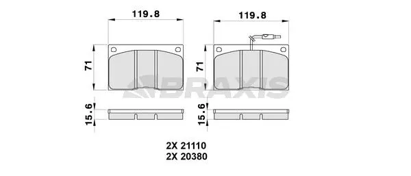 DİSK BALATA BRAXIS AB0332