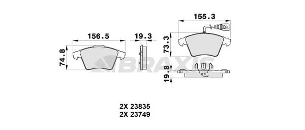 DİSK BALATA BRAXIS AB0353