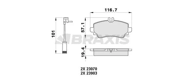 DİSK BALATA BRAXIS AB0358