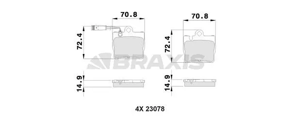 DİSK BALATA BRAXIS AB0361