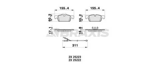 DİSK BALATA BRAXIS AB0362