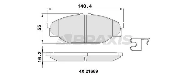 DİSK BALATA BRAXIS AB0381
