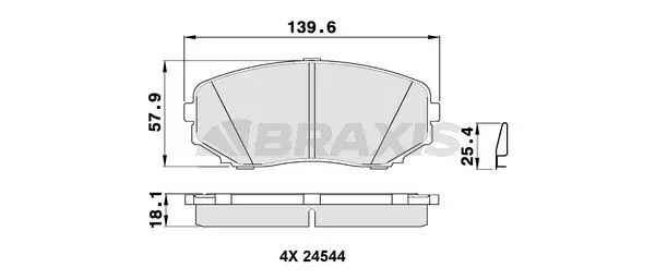 DİSK BALATA BRAXIS AB0388
