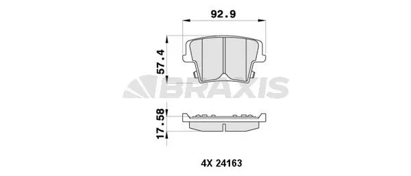 DİSK BALATA BRAXIS AB0403