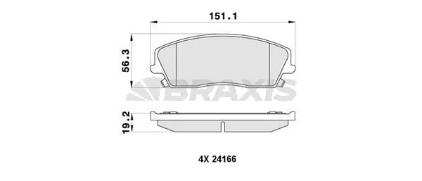 DİSK BALATA BRAXIS AB0416