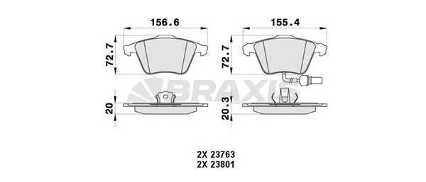 DİSK BALATA BRAXIS AB0420