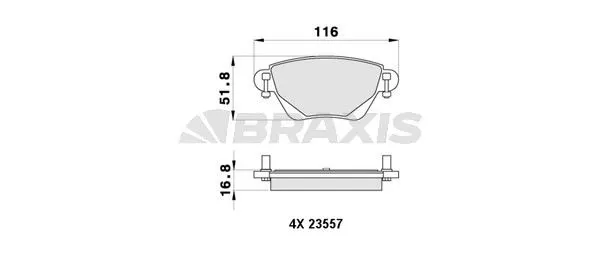 DİSK BALATA BRAXIS AB0421