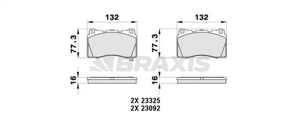 DİSK BALATA BRAXIS AB0422