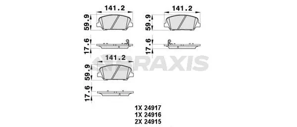 DİSK BALATA BRAXIS AB0425