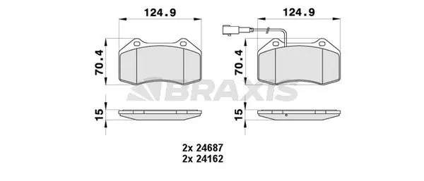 DİSK BALATA BRAXIS AB0435