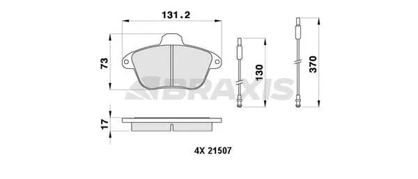DİSK BALATA BRAXIS AB0445