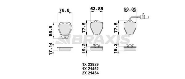 DİSK BALATA BRAXIS AB0446