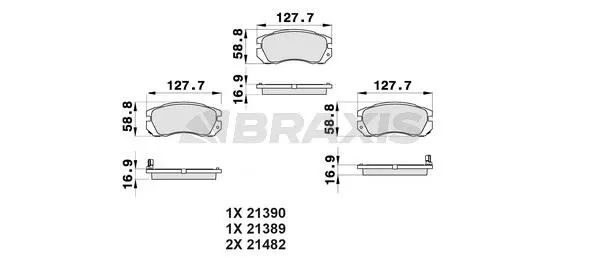 DİSK BALATA BRAXIS AB0451