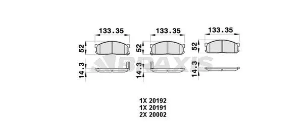 DİSK BALATA BRAXIS AB0454