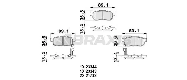 DİSK BALATA BRAXIS AB0455