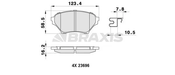 DİSK BALATA BRAXIS AB0459