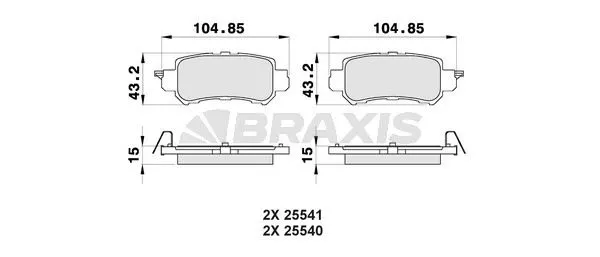 DİSK BALATA BRAXIS AB0470