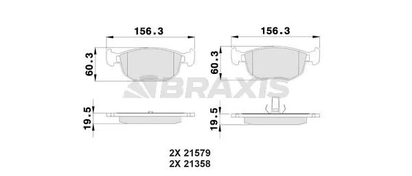 DİSK BALATA BRAXIS AB0488