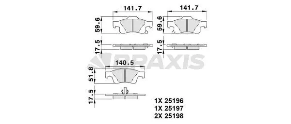 DİSK BALATA BRAXIS AB0490