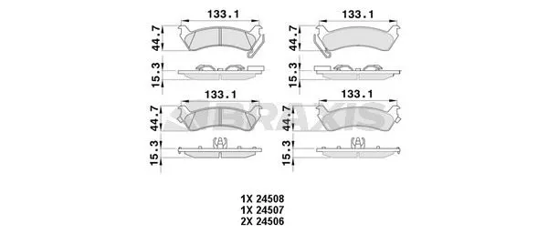DİSK BALATA BRAXIS AB0497