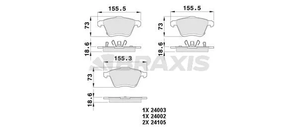 DİSK BALATA BRAXIS AB0498