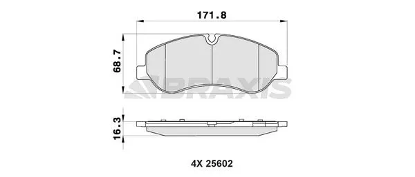 DİSK BALATA BRAXIS AB0503
