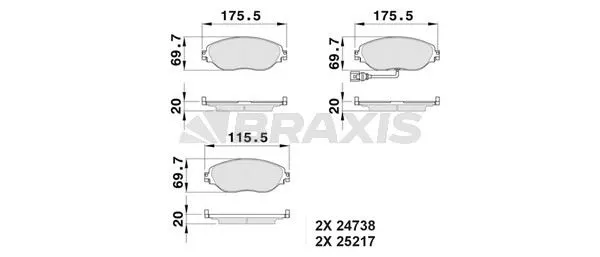 DİSK BALATA BRAXIS AB0528