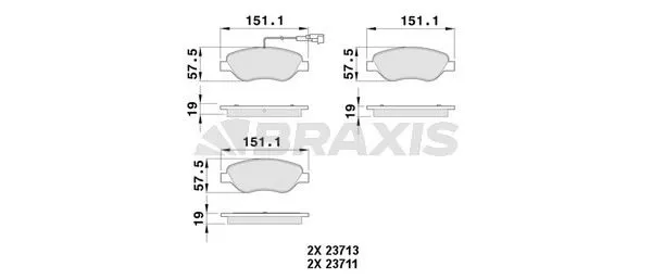 DİSK BALATA BRAXIS AB0529
