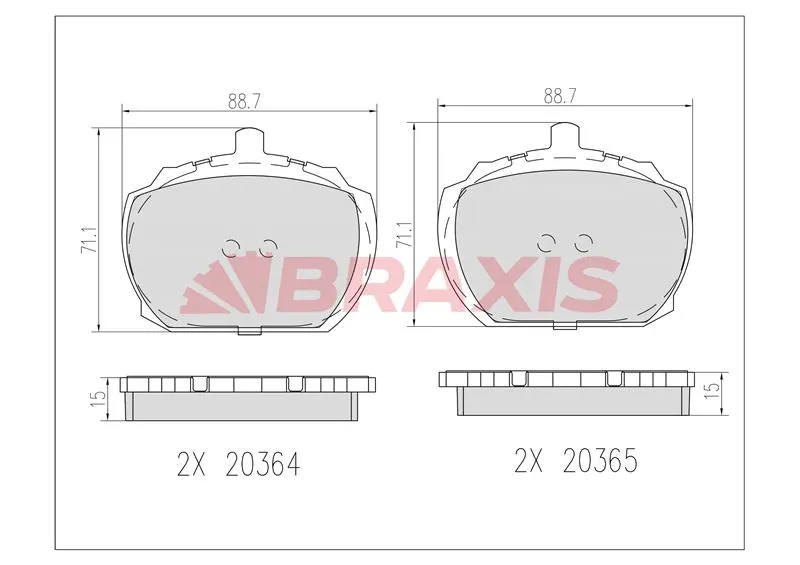 DİSK BALATA BRAXIS AB0601