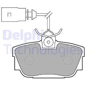 DİSK BALATA DELPHI LP1541