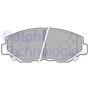 DİSK BALATA DELPHI LP1806