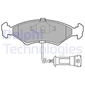 DİSK BALATA DELPHI LP255