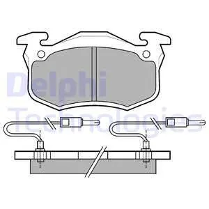 DİSK BALATA DELPHI LP491