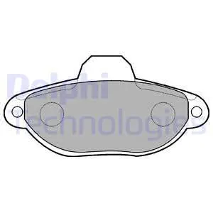 DİSK BALATA DELPHI LP851