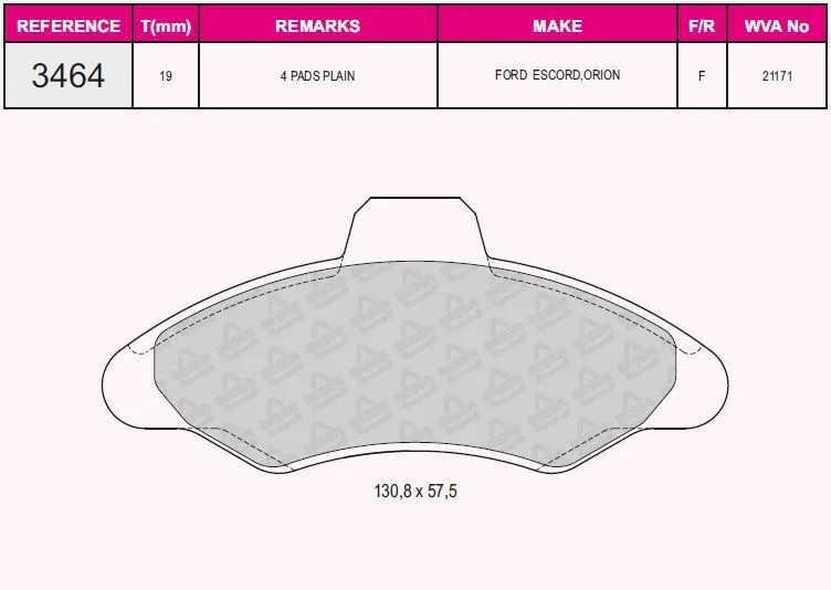 DİSK BALATA GRAP 93464