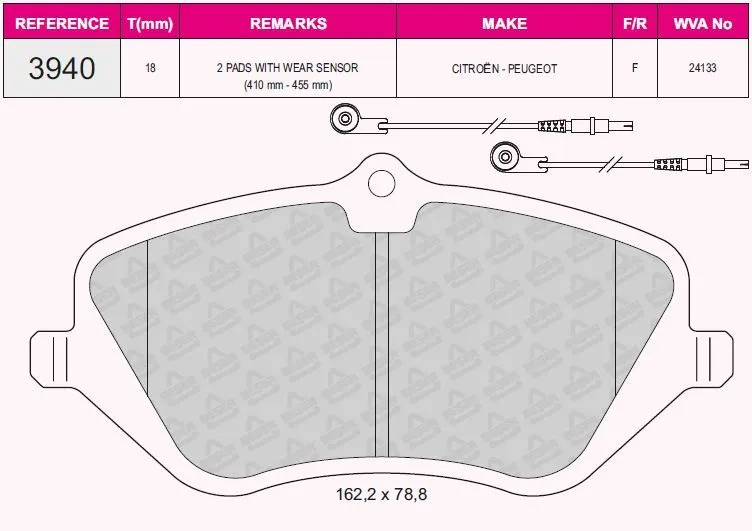 DİSK BALATA GRAP 93940