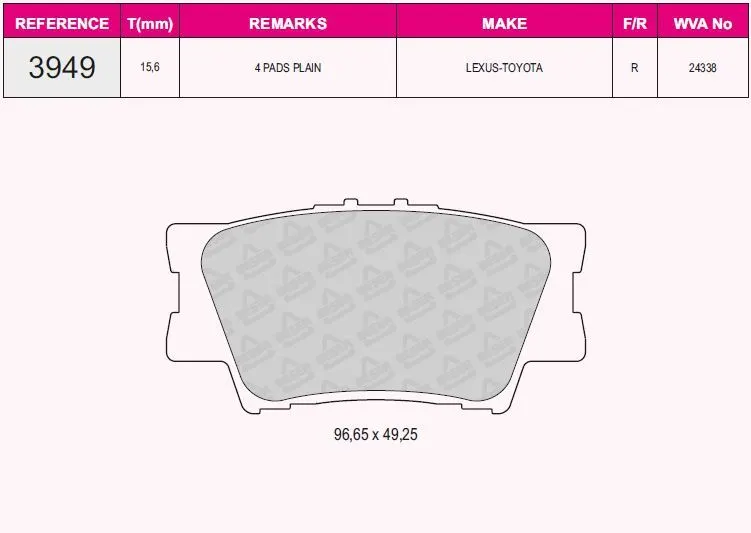 DİSK BALATA GRAP 93949