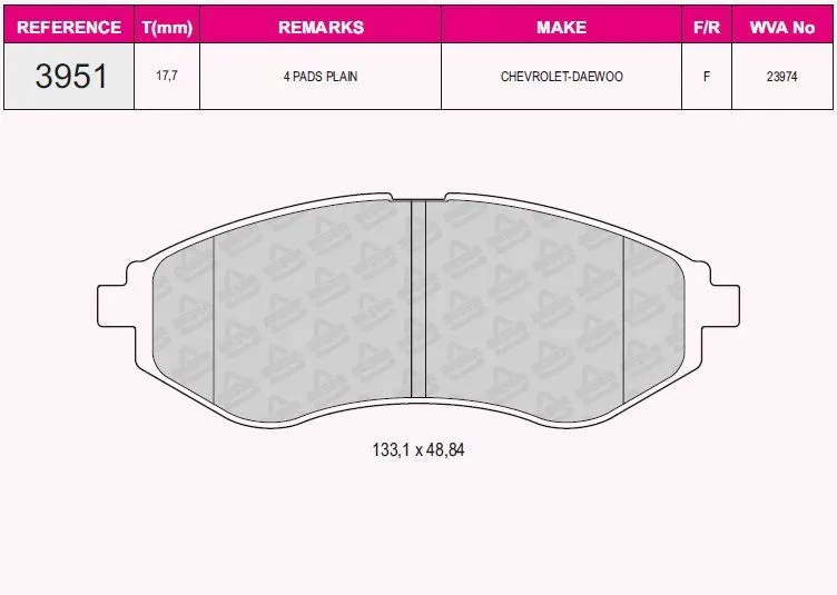 DİSK BALATA GRAP 93951