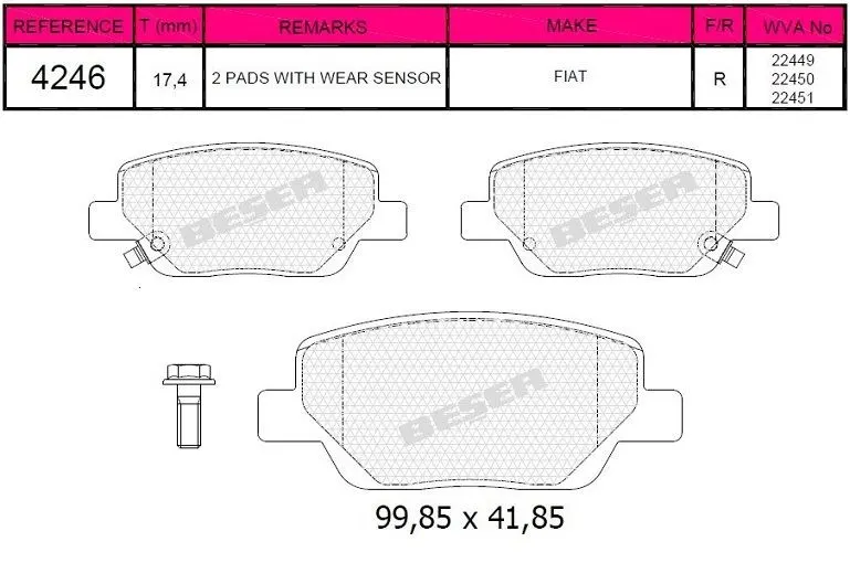 DİSK BALATA GRAP 94246