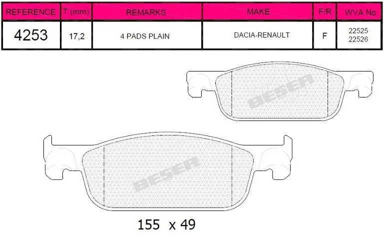 DİSK BALATA GRAP 94253
