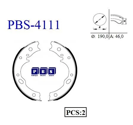 DİSK BALATA PBS 4111
