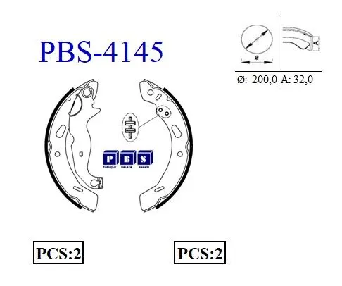 DİSK BALATA PBS 4145