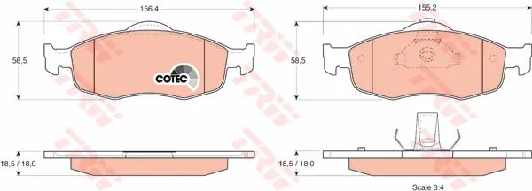 DİSK BALATA TRW GDB1107