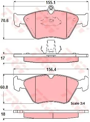 DİSK BALATA TRW GDB1166