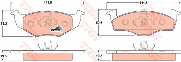 DİSK BALATA TRW GDB1218