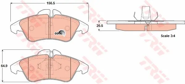 DİSK BALATA TRW GDB1220