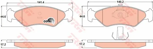 DİSK BALATA TRW GDB1221